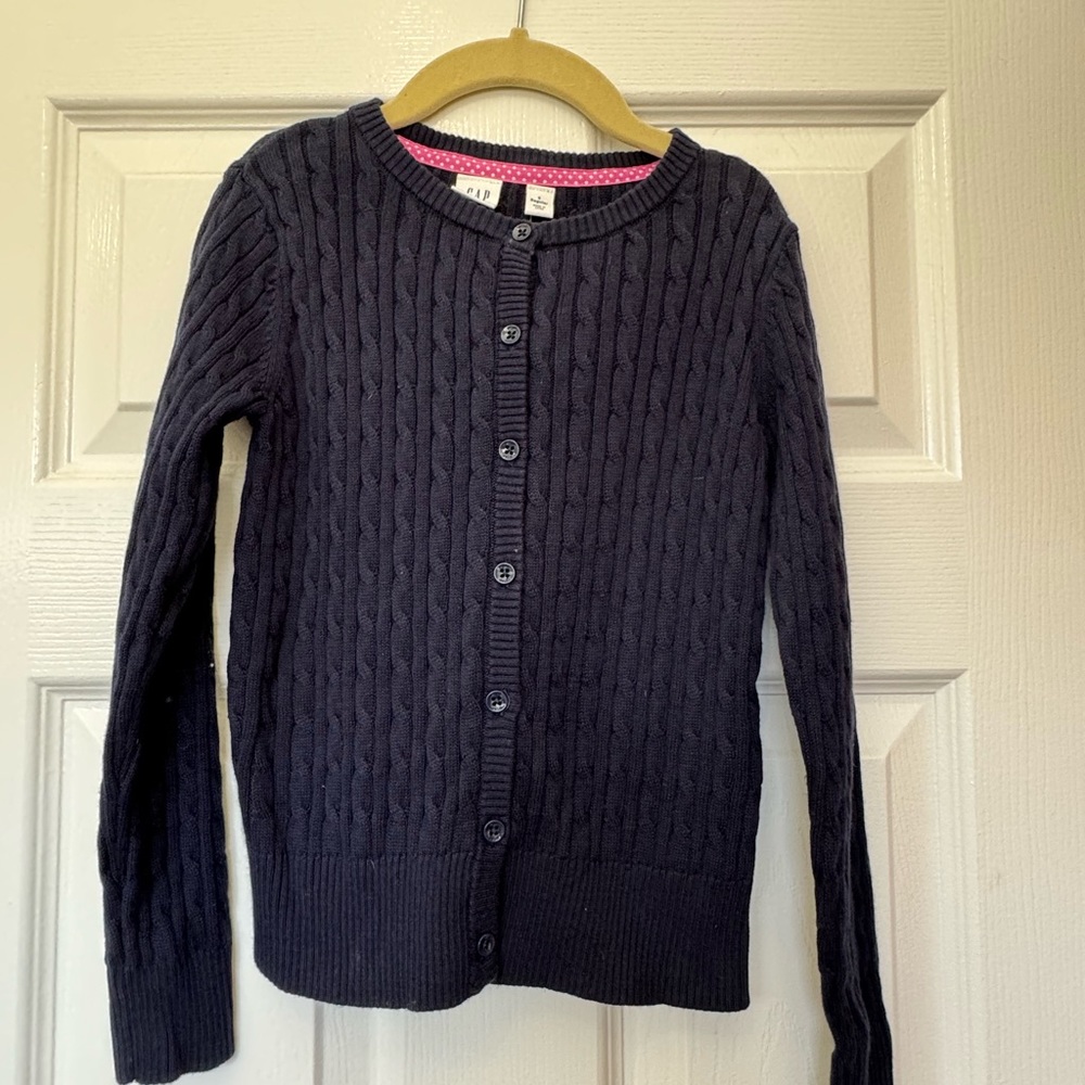 Gap Kids Girls Navy Cardigan size small